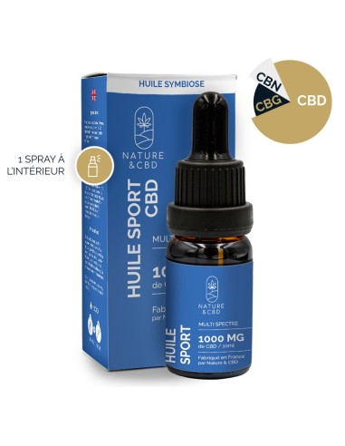 Huile CBD Sport - 10% - Nature & CBD