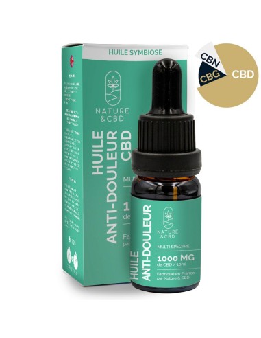 Huile CBD Anti-Douleur - 10% - Nature & CBD