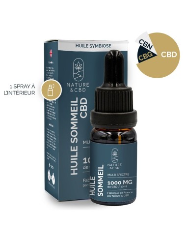 Huile CBD Sommeil - 10% - Nature & CBD